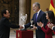 Reyes de España recoocen a la velocista Marileidy Paulino