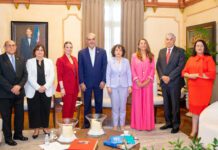 Abinader recibe en visita de cortesía a la presidenta del Gobierno de las Islas Baleares