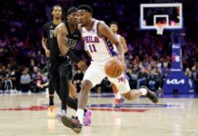 Los Sixers sobreviven al susto de dilapidar ventaja de 28 puntos ante los Nets
