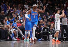 Thunder aplasta 121-92 a los Nets