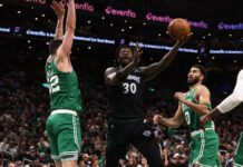 Timberwolves cortan racha de 18 derrotas en Boston al vencer a Celtics