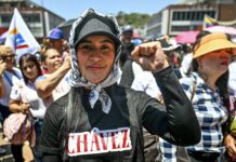 Chavismo marcha en Caracas para exigir fin de sanciones en medio de acercamiento con EEUU