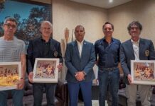 Presidente del COD recibe inquietudes comitiva esquí náutico