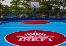 Inefi entrega 48 canchas remozadas en todo el país en dos meses para fortalecer el deporte escolar