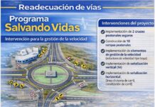 Alcaldía del DN y la Alianza de Ciudades Saludables inician piloto de reducción de velocidad en Av. Los Próceres