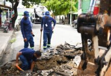 Hidrosuccionadores de la CAASD resuelven graves problemas de taponamiento en sistema sanitario