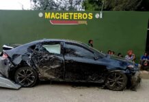 Ejército detiene indocumentados en un vehículo que intentó huir tras persecución en Valverde