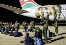 Regresan a Kenia 215 policías desplegados en la misión internacional de seguridad en Haití