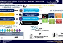 DEAMVI asiste a 686 víctimas y ejecuta más de 140 arrestos en acciones contra la violencia intrafamiliar