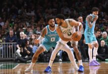 Los Celtics acaban con la racha de los Hornets con una remontada