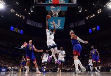Minnesota Timberwolves levanta 19 puntos e iguala la serie con Denver Nuggets (1-1)