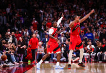 Raptors igualan la serie con apretada victoria sobre Cavaliers