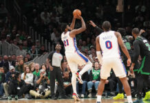 Embiid, 33 puntos y Maxey, doble-doble, pilares en el triunfo de 76ers que llevan la serie a un Juego seis