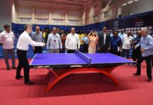 Equipo masculino asegura medalla de bronce en campeonato tenis mesa