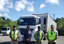 DIGESETT e INTRANT realizan operativos de vehículos pesados por circular en carril izquierdo