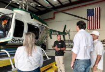 Departamento Aeroportuario realiza visita técnica a unidad aérea policial en Orlando en el marco de SUN ‘n FUN Aerospace Expo 2026