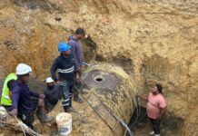 Camión perforador daña línea impulsión y obliga cierre acueducto Oriental