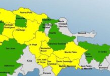 COE aumenta niveles de alerta por lluvias a 22 provincias