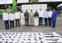 Director general PN participa en destrucción de 14,699 armas para fortalecer la seguridad ciudadana
