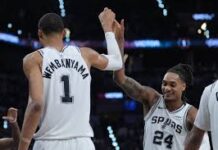 Spurs vencen a Blazers y avanzan a semifinales en el Oeste