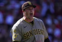 Mason Miller domina y cierra un juego de 2 hits en victoria de Padres sobre Angels