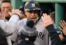 Stanton pega jonrón y doble de 2 carreras en blanqueada de Yankees sobre Red Sox, Gil gana