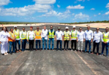 Ministro José Ignacio Paliza supervisa avances en la construcción del Aeropuerto Internacional Cabo Rojo