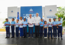 Presidente Abinader inaugura techado deportivo escolar multiusos del Centro Educativo Elvira de Mendoza, de Boca Chica