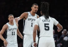 Spurs eliminan a Timberwolves y se citan con el Thunder, Castle encesta 32 puntos
