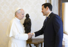 Rubio manifiesta ante León XIV su “compromiso” por la paz y buena relación con el Vaticano