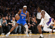 Thunder aguanta embate de Lakers en partido 300 de LeBron en playoffs