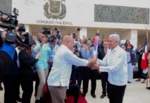 Legisladores reciben antorcha de los XXV Juegos Centroamericanos y del Caribe Santo Domingo 2026