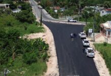 Desvío de La Ceiba entra en fase final de asfaltado por disposición del presidente Luis Abinader