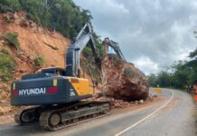 MOPC trabaja para restablecer tránsito en autovía del Nordeste