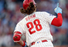 Alec Bohm sale de su mala racha con 2 jonrones y un doble y Phillies vencen a Rockies