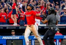 Martínez conecta jonrón de 2 carreras para dar ventaja a Guardians, que vencen a Reds