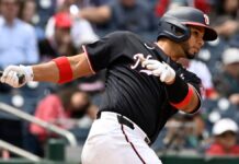 Ruiz brilla con cuatro impulsadas y Nacionales aseguran su primera serie en casa