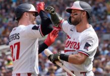 Jeffers, Clemens lideran a Mellizos al triunfo sobre Cerveceros en el cierre de la serie