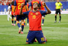 Lamine Yamal marca a los 10 minutos y España golea Arabia Saudí 4-0