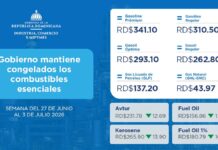 Gobierno mantiene congelados los combustibles esenciales