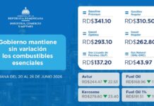 Gobierno destina RD$399.4 millones a subsidio combustibles