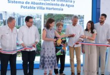 Vicepresidenta Raquel Peña inaugura en Santiago obras de agua potable por un monto superior a los 160 millones de pesos