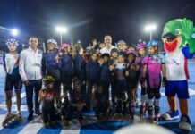 Presidente y alcaldesa inauguran Parque Deportivo Paseo 30 de Mayo