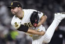 Machado pega jonrón y King lanza 7 sólidas entradas en triunfo 1-0 de Padres ante Braves
