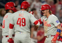 Phillies anotan 8 carreras en la 9na entrada y remontan ante Nationals