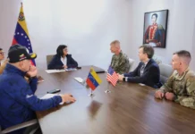 Delcy Rodríguez se reúne con autoridades de EE.UU. para coordinar labores de atención a los sismos en Venezuela