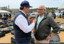 Ministro Víctor Atallah verifica en Venezuela el despliegue del hospital de campaña dominicano y la ayuda humanitaria
