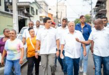 Fellito Suberví afirma más de 50 mil personas se beneficiarán con nueva red sanitaria y con “gigante cisterna”, en Villa Juana