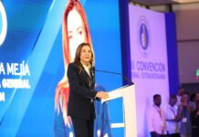 Carolina Mejía resalta madurez política del PRM, partido convoca convención para el 9 de agosto y elegirá autoridades por dos años