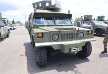 Presidente Abinader entrega blindado Furia VBD-2, 179 vehículos, cinco aeronaves no tripulada